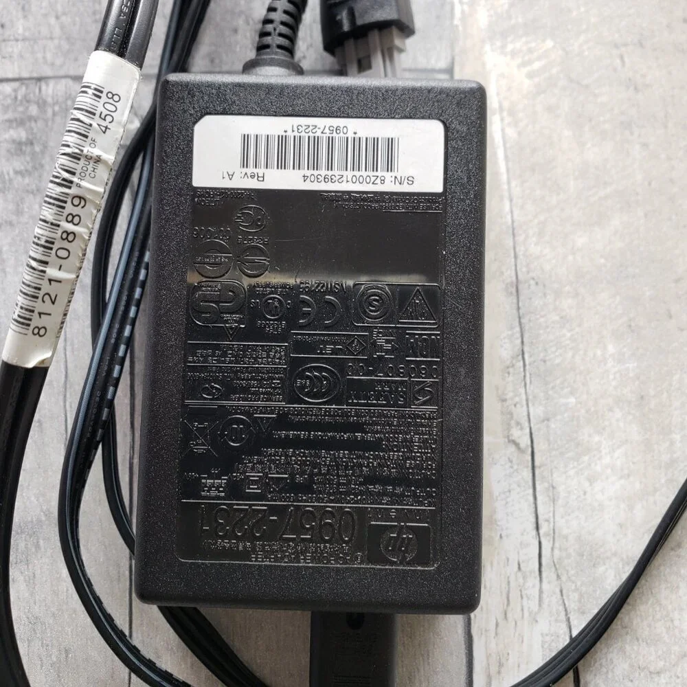 Genuine HP AC DC Adapter Power Charger for DeskJet D4300 Series + CD Drivers